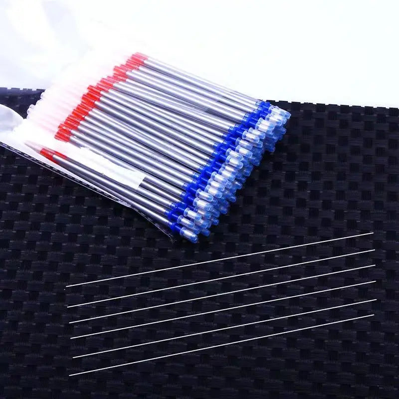 100Pcs/lot Silver Refill 1.0mm Fabric Leather Marker Textile Refill Patchwork Marking Eraserable Washable Handle